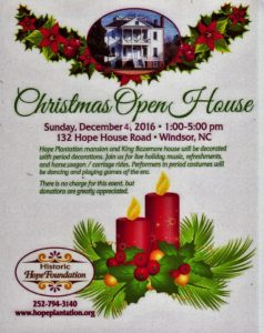 Christmas Open House 2016 Flyer