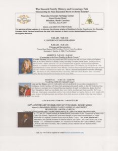 7th Annual Family history & Genealogy Fair